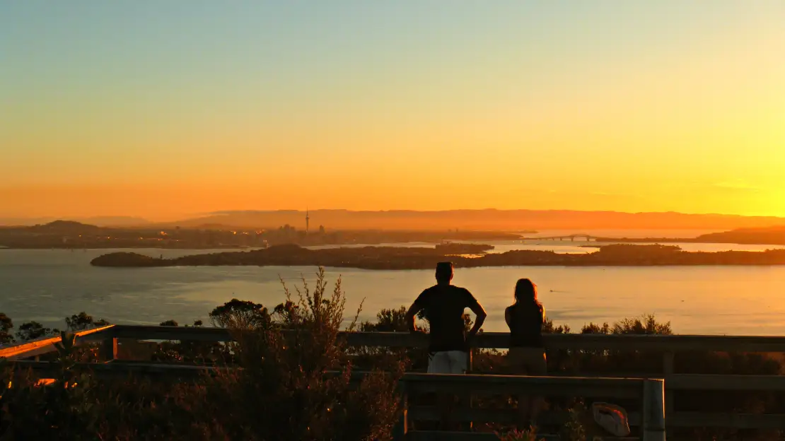 A beautiful sunset view